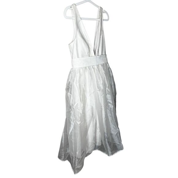 NWT Sachin & Babi Tea Length Organza Bow Dress Size 10 - Picture 5 of 16